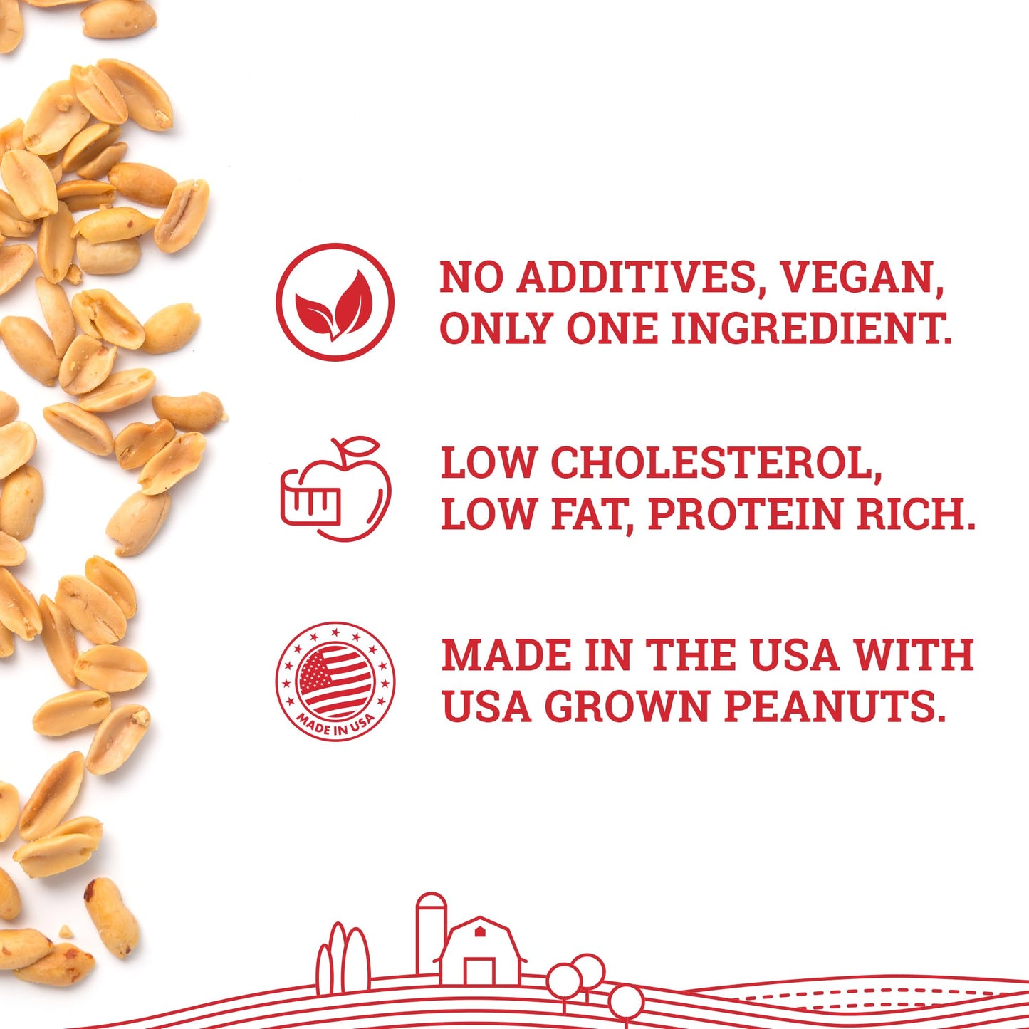 Hoosier Hill Farm Peanut Butter Powder, 1LB (Pack of 1), No Additives, 100% Peanut Powder, 8g of Protein per serving