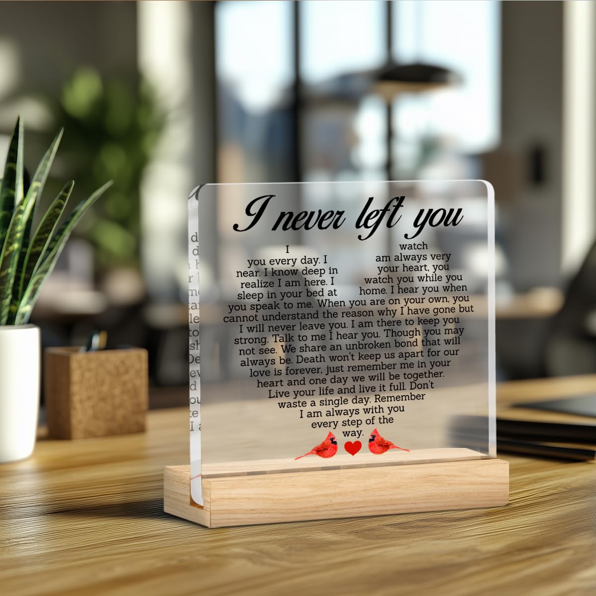 Memorial Gifts Sympathy Gifts For Loss Of Loved One, I Never Left You Bereavement Gift Ideas Condolence Grieving Gift With Remem