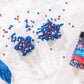 Bakerpan July 4Th Sprinkles For Cake Decorating - Star Confetti 4 Ounces - Independence Day Red, White & Blue Edible Confetti Sp