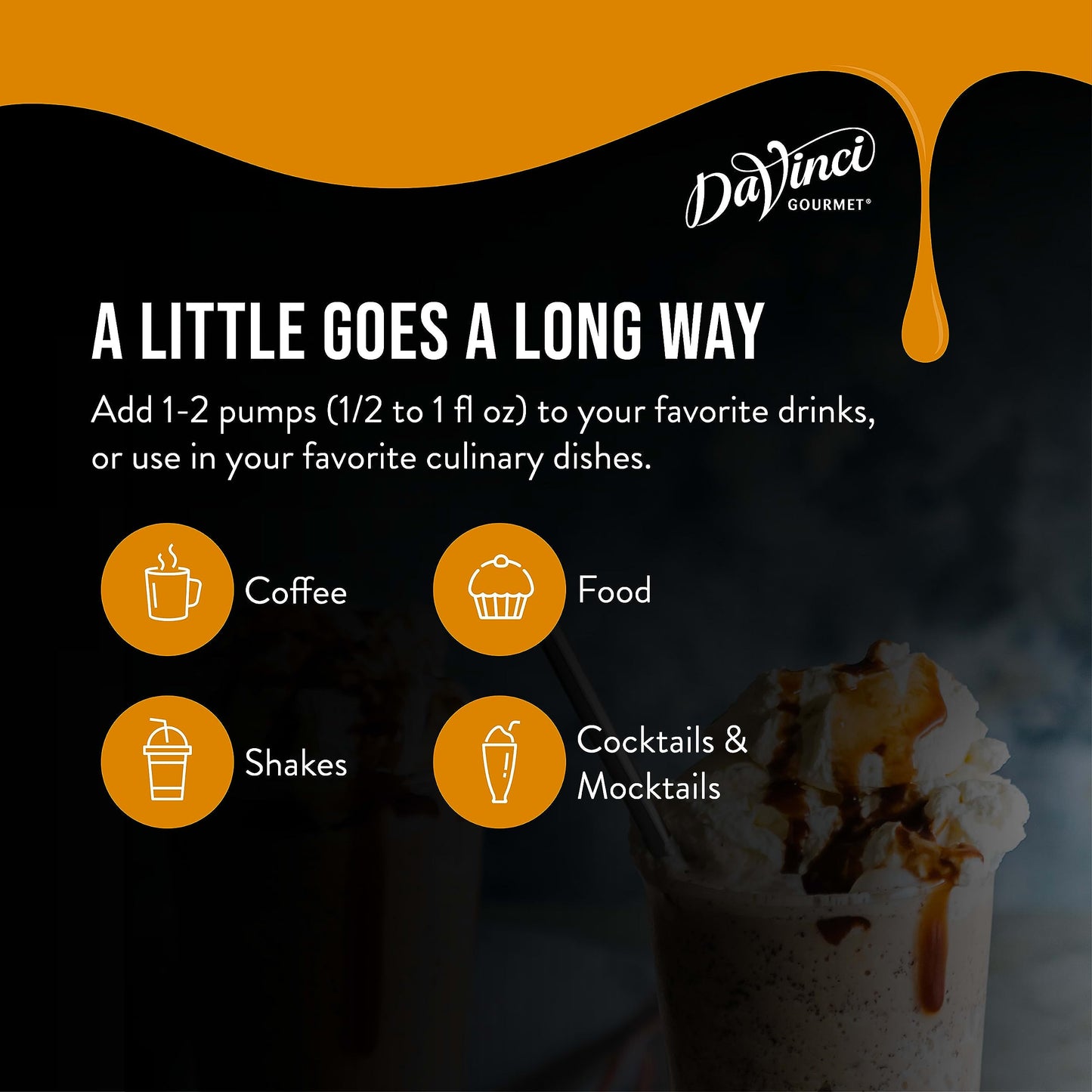 DaVinci Gourmet Chocolate Sauce, 128 Fl Oz, Model 20626543