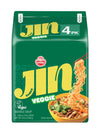 Otoki Jin Ramen Veggie (4 Pack)  Authentic Korean Instant Vegetable Ramen Soup For Vegeterian  Genuine Korean Style Instant Vegan Noodle  Savory & Rich  Quick & Easy Meal 4.23Oz X 4 Pack