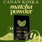 Canan Koska Ceremonial Grade Matcha Powder - Stone-Ground Green Tea from First Harvest Leaves, Perfect for Whisking, Lattes & Sm
