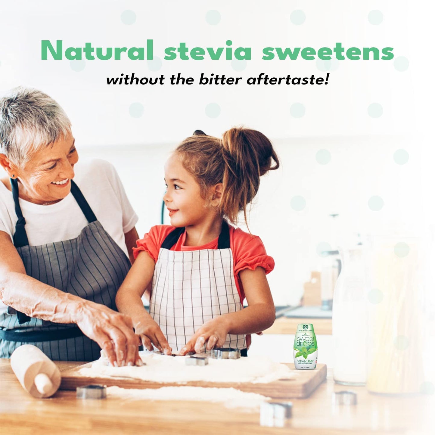 Sweetleaf Steviaclear Sweet Drops - Natural Stevia Liquid Sweetener, Squeezable Stevia Drops, No Bitter Aftertaste, Liquid Sugar