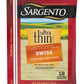 Sargento Ultra Thin Natural Swiss Sliced Cheese, 18 Slices
