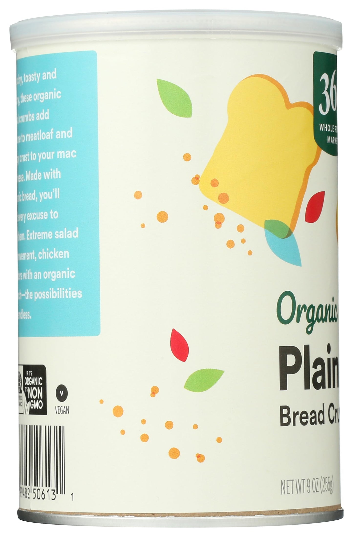 365 by Whole Foods Market Organic Breadcrumbs - 9 Ounce Pack, Perfect for Baking and Cooking
