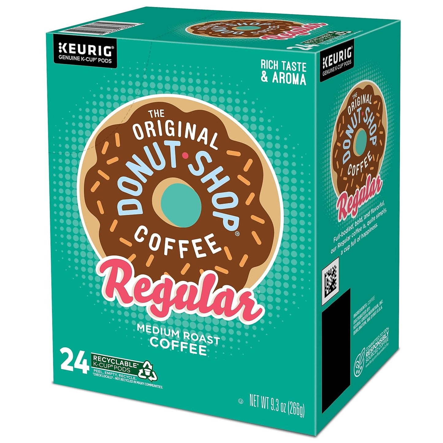 Green Mountian 60052101 Donut Shop Coffee K-Cups  24/box