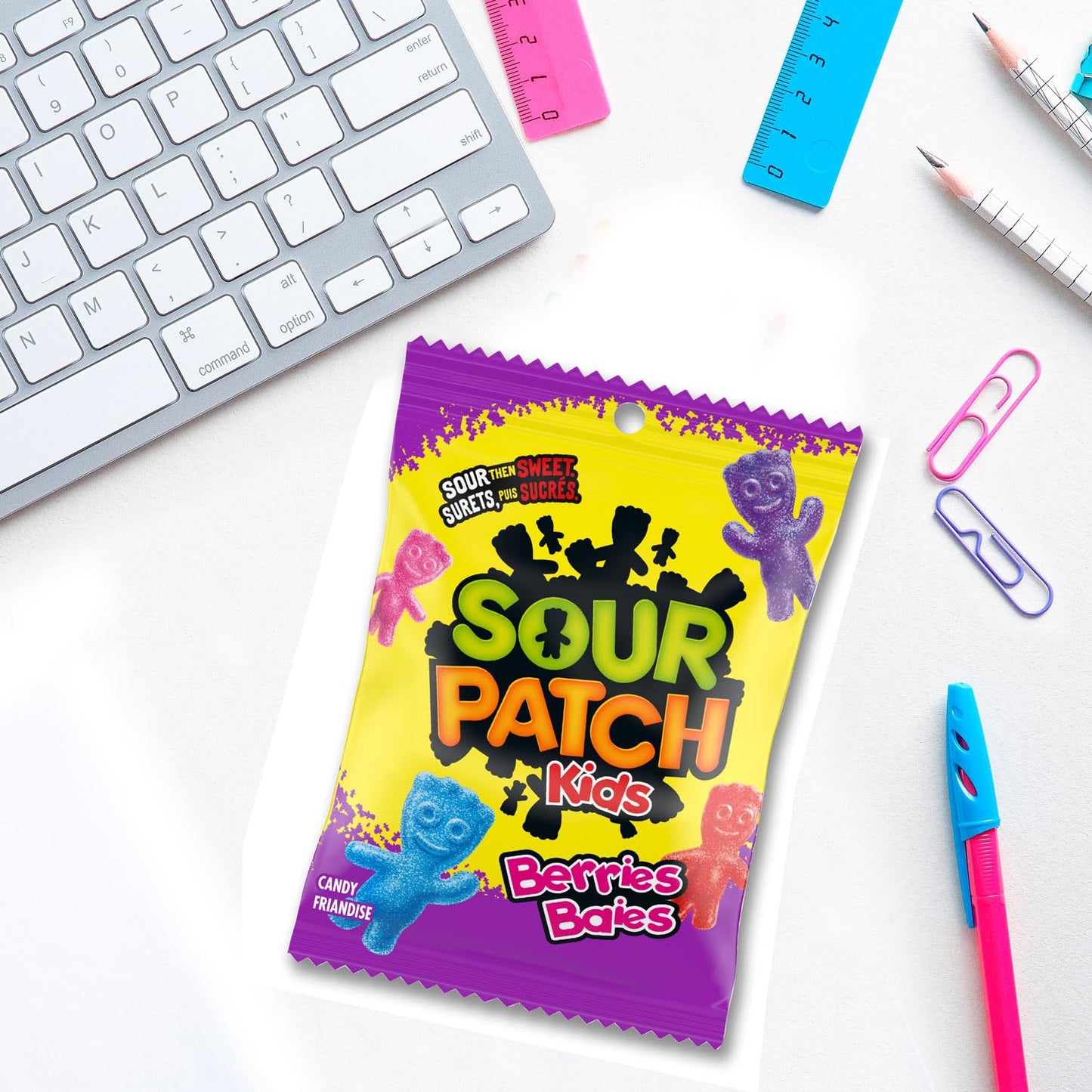 Maynards Sour Patch Kids, Berries, Candy, 150g/5.25 oz., Imported from Canada)