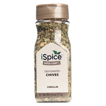 Ispice Premium Fragrant Chopped Chives | Pure And Fresh, Aromatic |Essential Kitchen Herbs |0.60 Oz (17G)