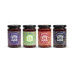GOOD GOOD No Added Sugar Fruit Jam Variety Pack of 4 - Keto Friendly Jelly - Strawberry, Concord Grape, Forest Fruits and Blackc