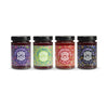 GOOD GOOD No Added Sugar Fruit Jam Variety Pack of 4 - Keto Friendly Jelly - Strawberry, Concord Grape, Forest Fruits and Blackc