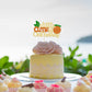 1Pc Little Cutie Is On The Way Cake Topper Glitter Orange Cake Topper Decorations For Cutie Kids Birthday Party Baby Shower Gend