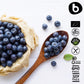 b Organic Wild Blueberry Powder - High in Anthocyanins - 2.65oz - Vegan, Freeze Dried, Ideal for Smoothies and Baking