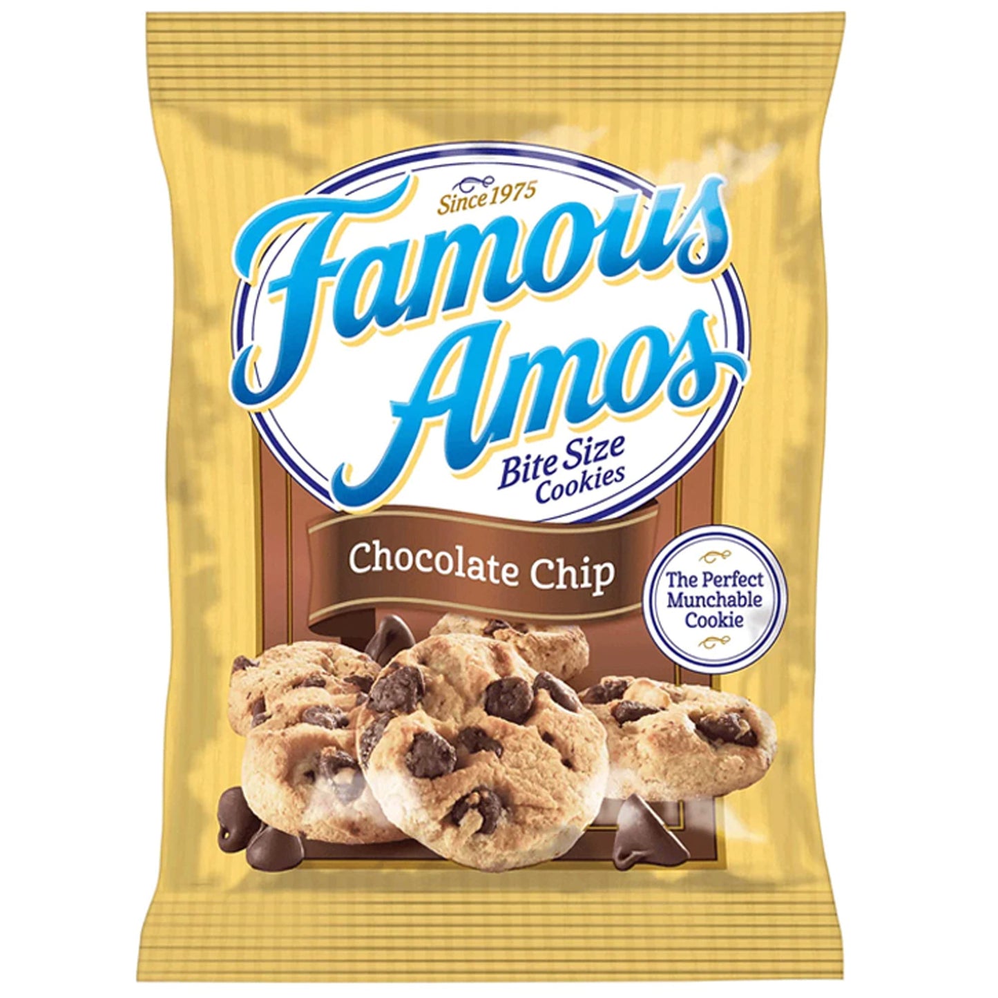 Famous Amos Chocolate Chip Cookies - 10 Count 2 0Z. Bags - Chocolate Chip Cookies - Cookies Variety Pack - Famous Amos Cookies -