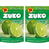 Zuko Lime Instant Powder Drink | Family Pack | No Sugar Needed | Vitamin C | 14.1 Ounce (Pack of 2)