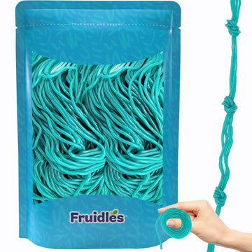 Blue Raspberry Licorice Laces, Licorice Rope Gummies Candy For Parties, Birthdays, Events, And More (2 Pounds)