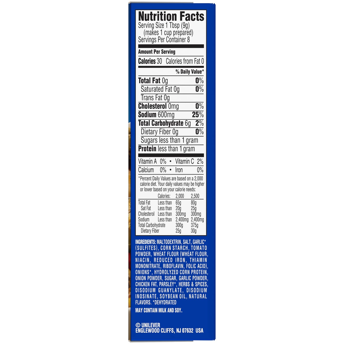 Lipton Recipe Secrets Dry Soup Mix Herb With Garlic 2 Ct Per Box Net Wt 2.4Oz