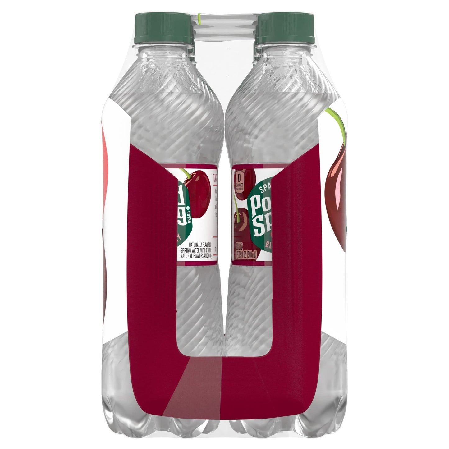 Poland Spring Sparkling Water, Black Cherry, 16.9 Oz. Bottles (8 Pack)
