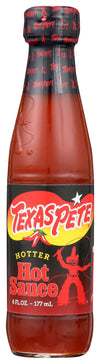 TEXAS PETE SAUCE HOTTER HOT 6 OZ