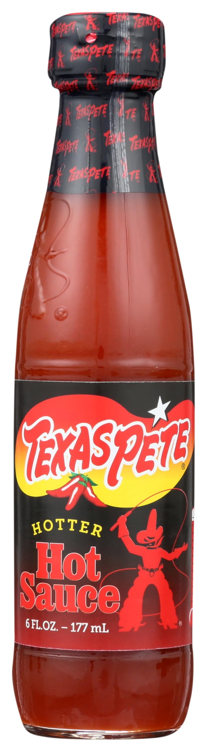 TEXAS PETE SAUCE HOTTER HOT 6 OZ