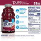 Ocean Spray Pure Unsweetened Tart Cherry Juice, 100% Juice, 32 Fl Oz Bottle, Pack of 8