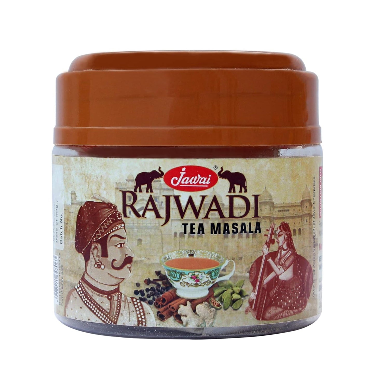 JAWAI Rajwadi Tea Masala (100 GMS) | Chai Masala | Immunity Booster | Helps in Cold & Cough | Natural | (Rajwadi Tea Masala, 100