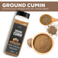 Fresh Finest Ground Cumin - Premium Quality, All-Natural, Non-GMO, Gluten-Free, Kosher - 12oz