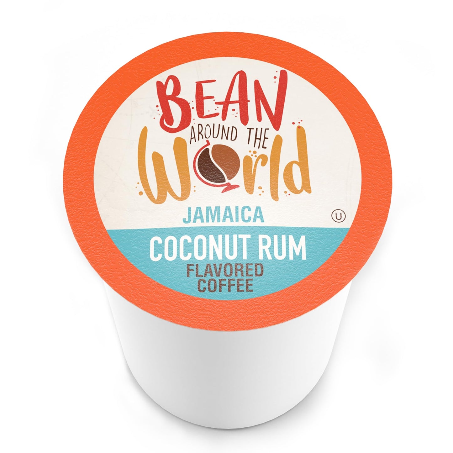 BEAN AROUND THE WORLD Flavored Coffee Pods for Keurig, Coconut spirit-inspired flavor, 40 Count