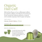 Cru Kafe USDA Organic Half Caff Espresso Coffee Capsules (50 Pods) Fairtrade Coffee Pods Compatible with Nespresso Original Line and Pixie Machines