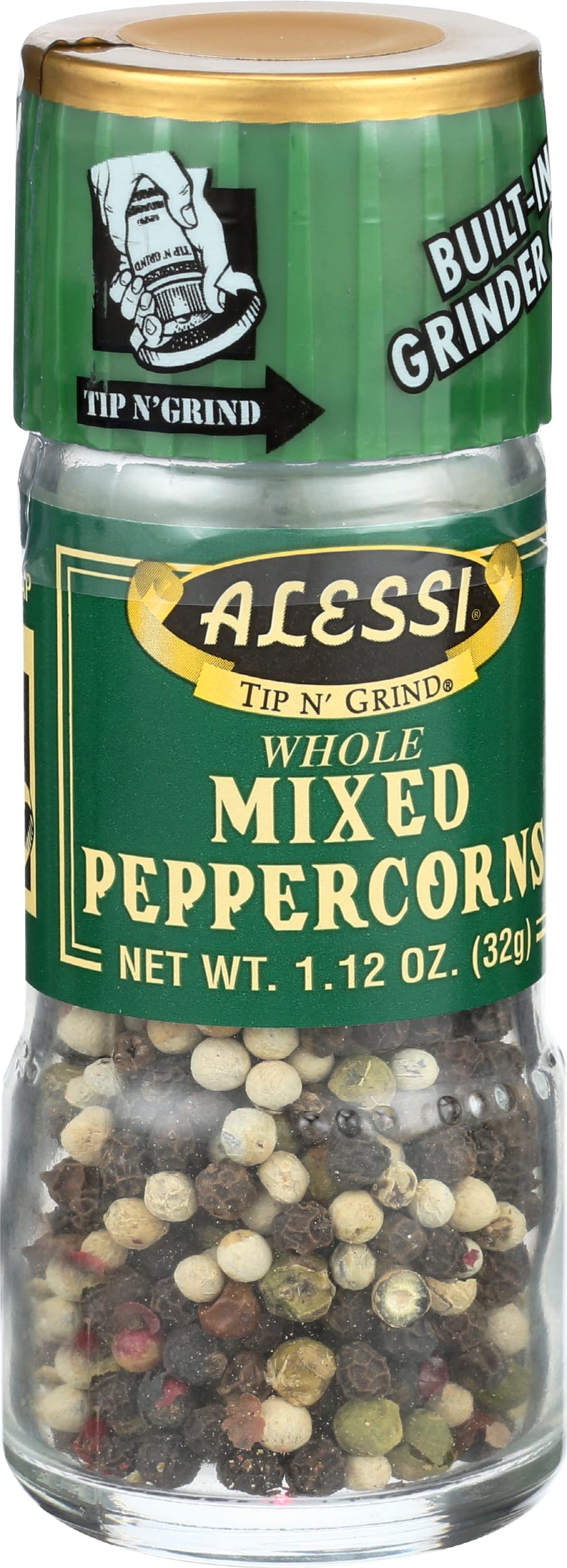 Alessi Grinder Mixed Peppercorn Whole, 1.12 oz