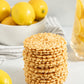 Reko Pizzelle Authentic Italian Style Waffle Cookie, Lemon, 7 Ounce (Pack of 12)