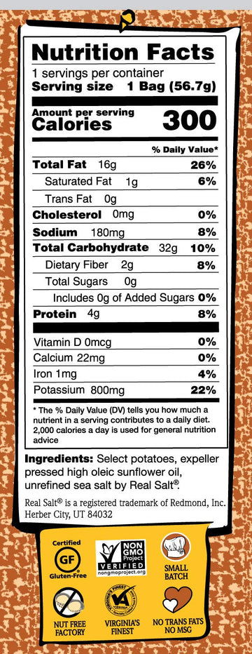 Route 11 Lightly Salted Potato Chips (2Oz (30 Pk))