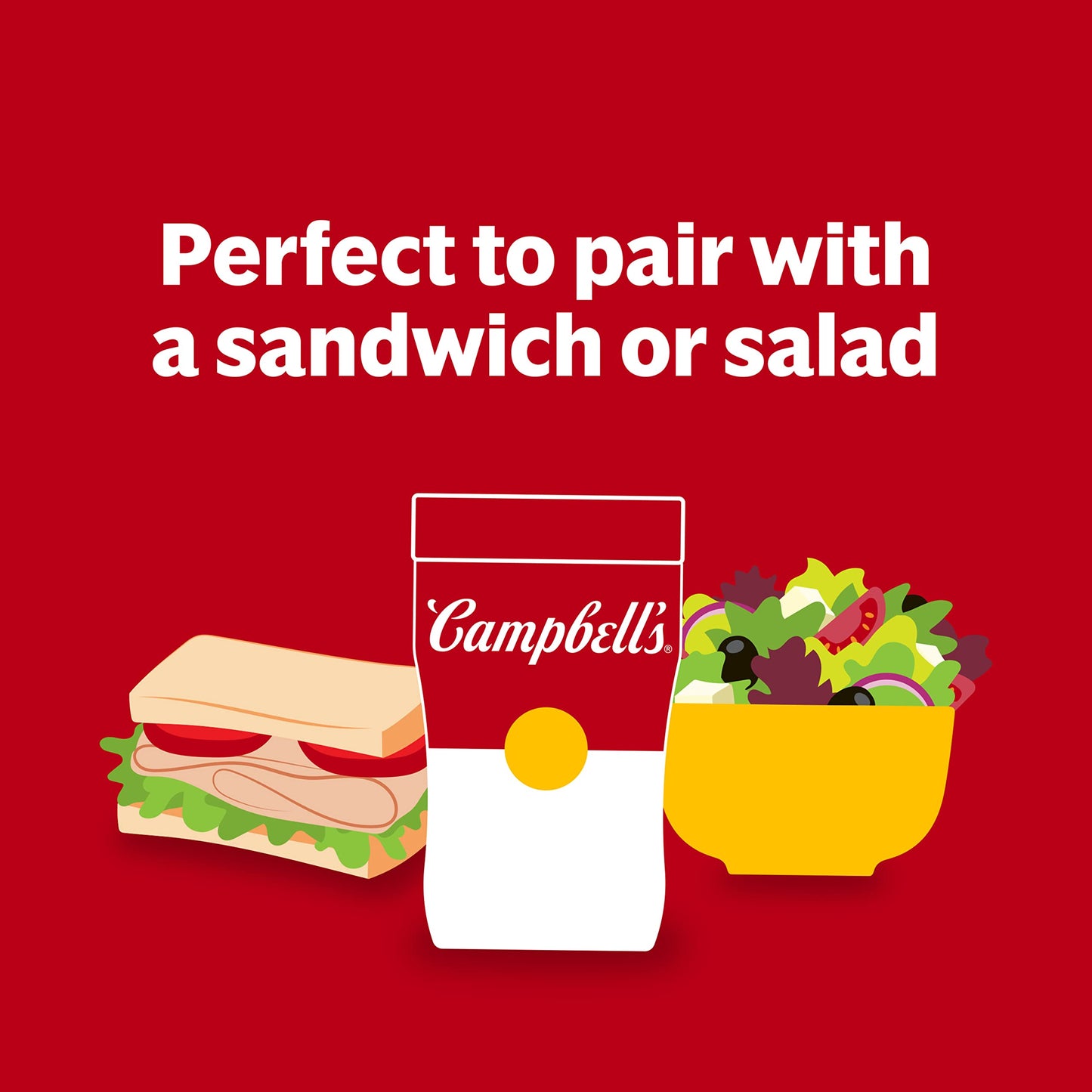 Campbells Sipping Soup, Butternut Squash & Sweet Potato Soup, 11.1 oz Microwavable Cup (Case of 8)