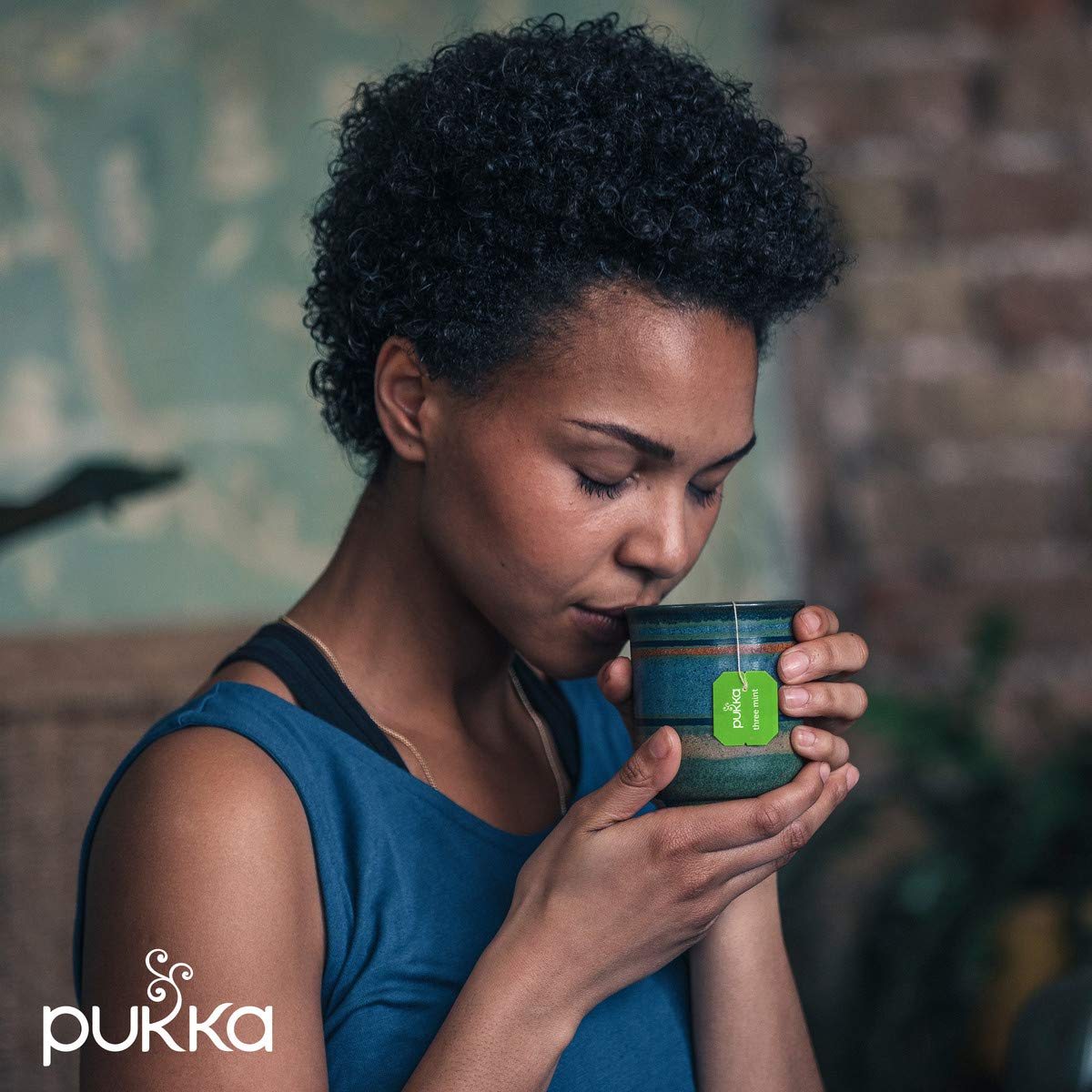 Pukka Organic Tea Bags, Three Mint Herbal Tea, 20 Tea Bags