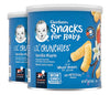 Gerber Graduates Little Crunchies Whole Grain Corn Snacks Variety Pack, 1.48 Ounce (Vanilla Maple, Pack Of 2)