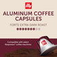 Illy Aluminum Espresso compact pieces for Nespresso - Intenso Bold Roast Coffee - 10 Count (Pack of 5) - Full of Flavor, Notes of Cocoa