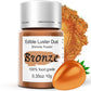 Bronze Luster Dust Edible Glitter for Cakes Cocktails - 10g Colaele Edible Shimmering Dust for Chocolates, Metallic Food Colorin