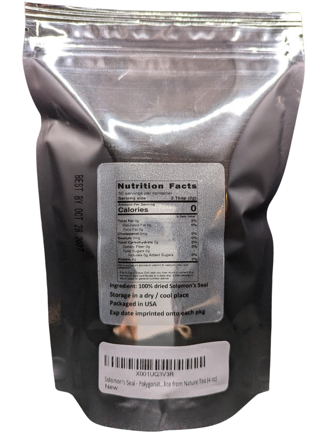 Nature Tea Solomons Seal Dried Root Slice, 4 oz - Polygonatum biflospirit-inspired flavor, Herbal Tea Ingredient