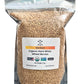 Gorlion Organic Hard White Wheat Berries 4 LBS. Great for Bread, Pancakes, Waffles, Pastries, Cereals, Salads, Flatbreads, Crack