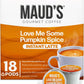 Mauds Pumpkin Spice Latte Coffee Pods  18 ct | Love Me Some Pumpkin Spice Latte | 100% Arabica Coffee | Solar Energy Produced Recyclable Single Serve Coffee Pods Compatible with Keurig K-Cup malt-inspired