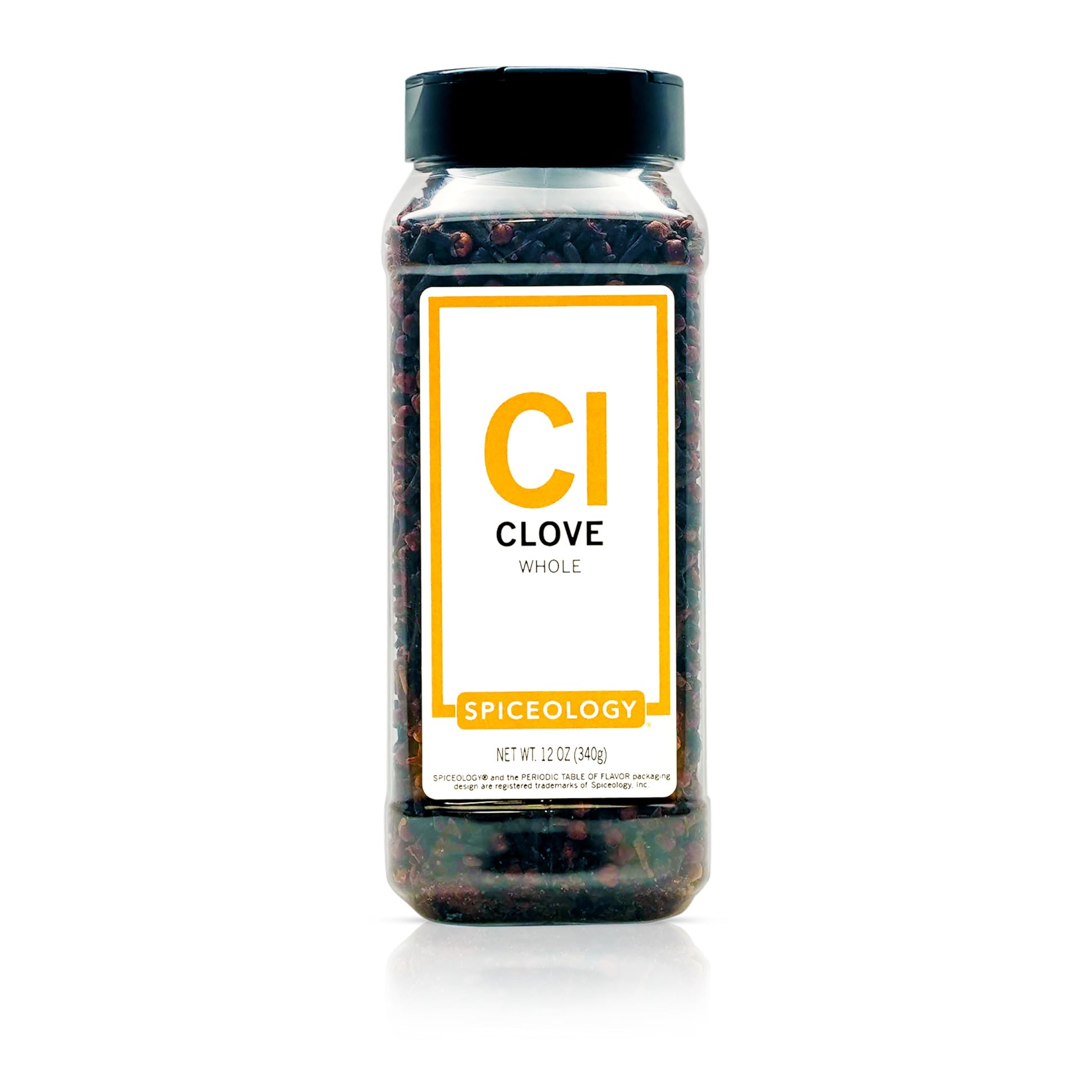 Spiceology - Whole Cloves - Top-Grade Whole Clove Spice For Baking  Pickling  Mulled Beverage-Inspired  Chai  Ham Glaze  And Spice Blends - Fresh  Aromatic  Chef-Quality Cloves - 12 Oz