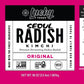 Lucky Foods Seoul Radish Kimchi Original, (56Oz / 3.5 Lbs), Authentic Korean Premium Fermented Kimchi, (Pack Of 1) (Made In Usa)