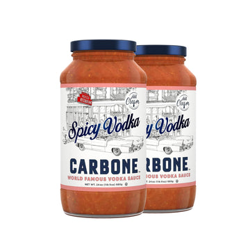 Carbone Spicy Vodka Pasta Sauce, Vegetarian & Gluten Free, 24 Fl Oz (Pack of 2)