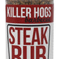 Killer Hogs Steak Rub - Championship BBQ Seasoning for Beef, Steak, Burgers - 11 Ounces