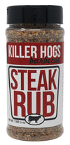 Killer Hogs Steak Rub - Championship BBQ Seasoning for Beef, Steak, Burgers - 11 Ounces