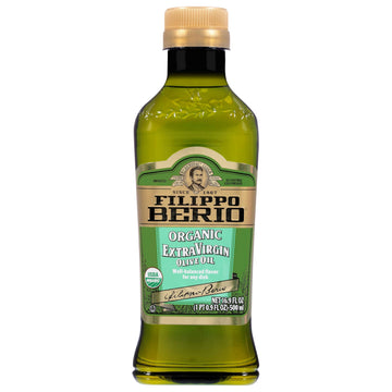 Filippo Berio Organic Extra Virgin Olive Oil, 16.9 Ounce Rpet Bottle