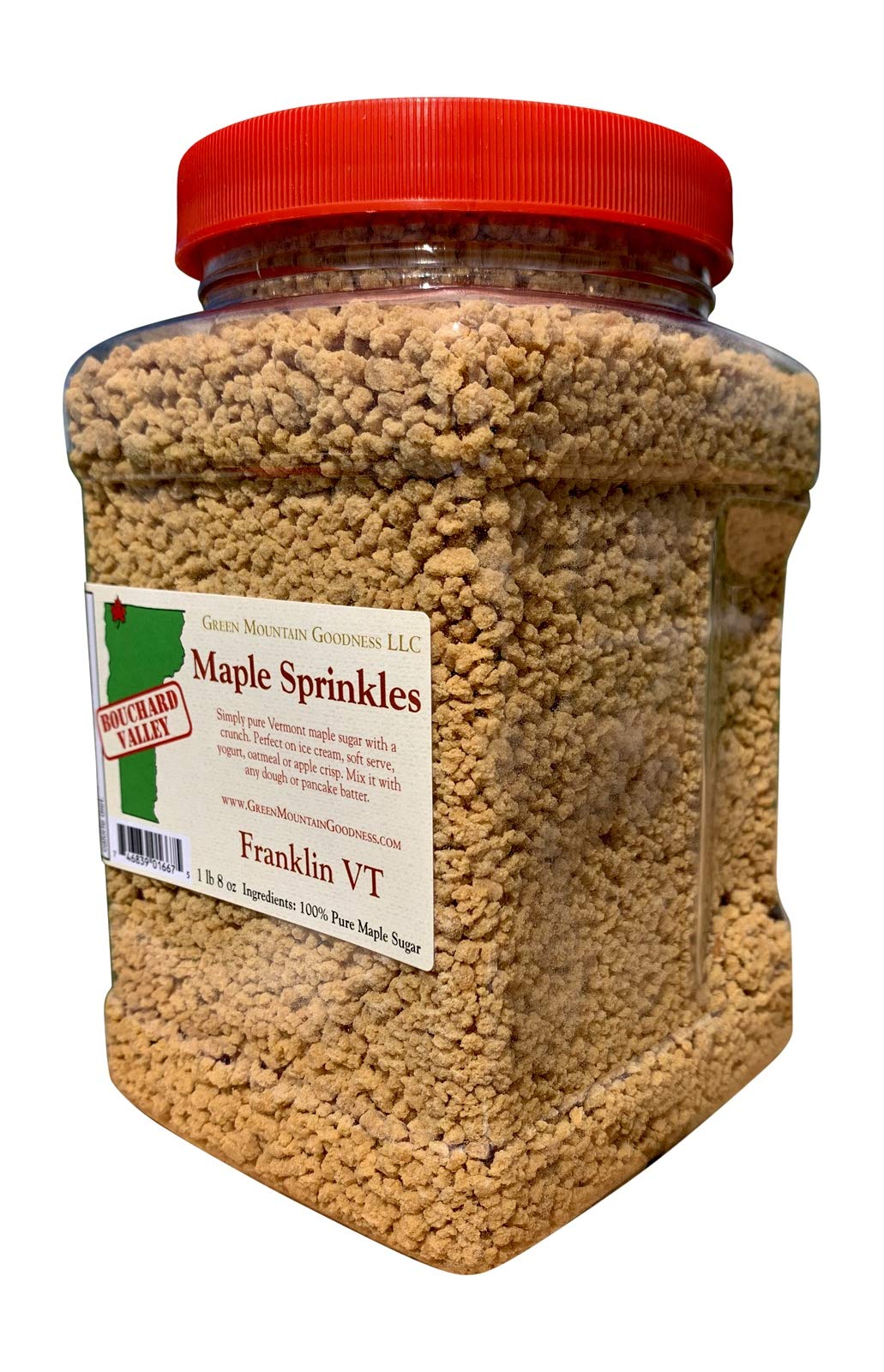 Green Mountain Goodness, Pure Vermont Maple Crunch Sprinkles (Perfect On Ice Cream & Yogurt)