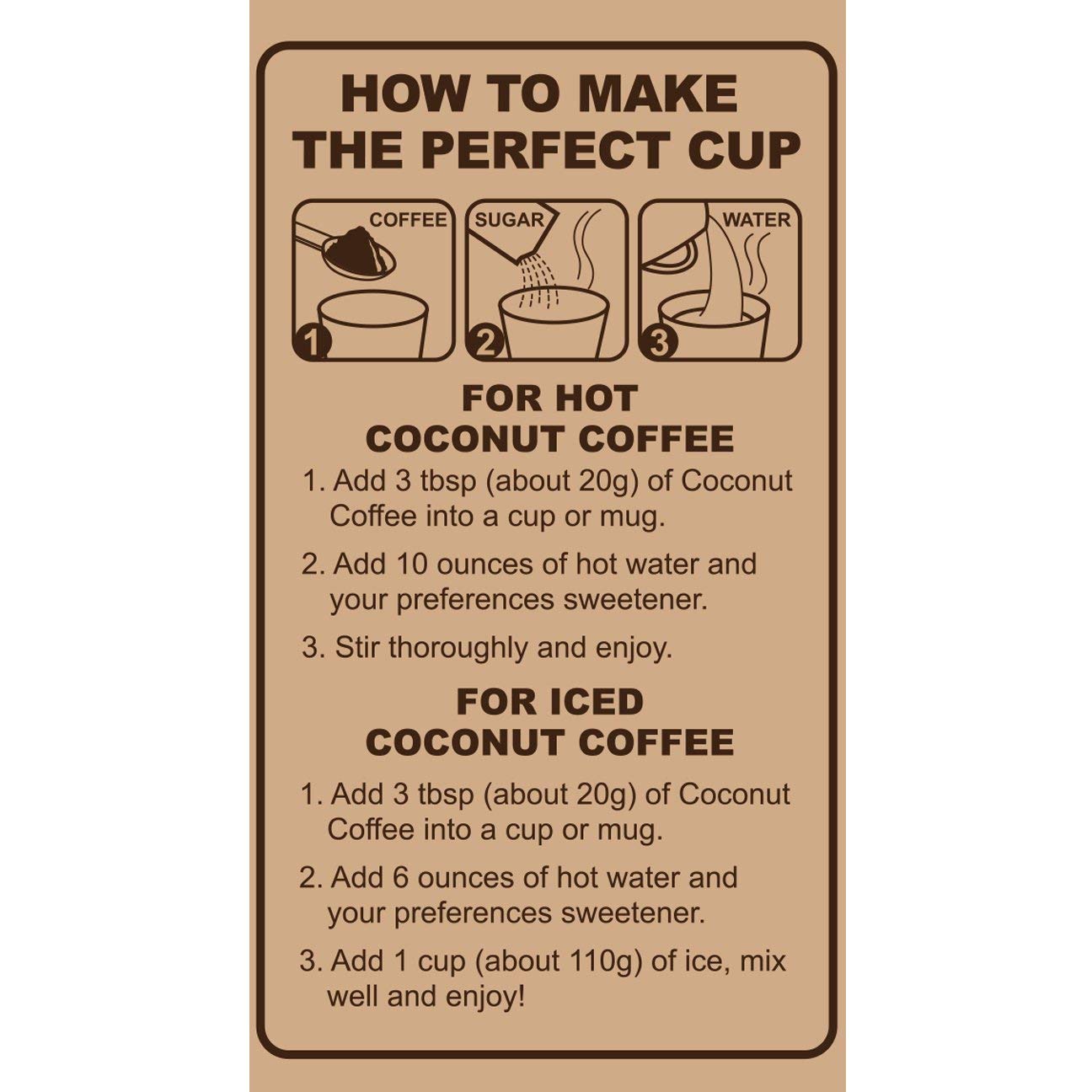 Cacafe Coconut Coffee Unsweetened, Coconut Infused Colombian Coffee, No Added Sugar, Creamy Drink Mix, Make Iced Or Hot, Packed
