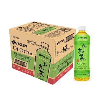 Ito En Tea Oi Ocha Green Tea  Unsweetened  16.9 Ounce (Pack of 12)