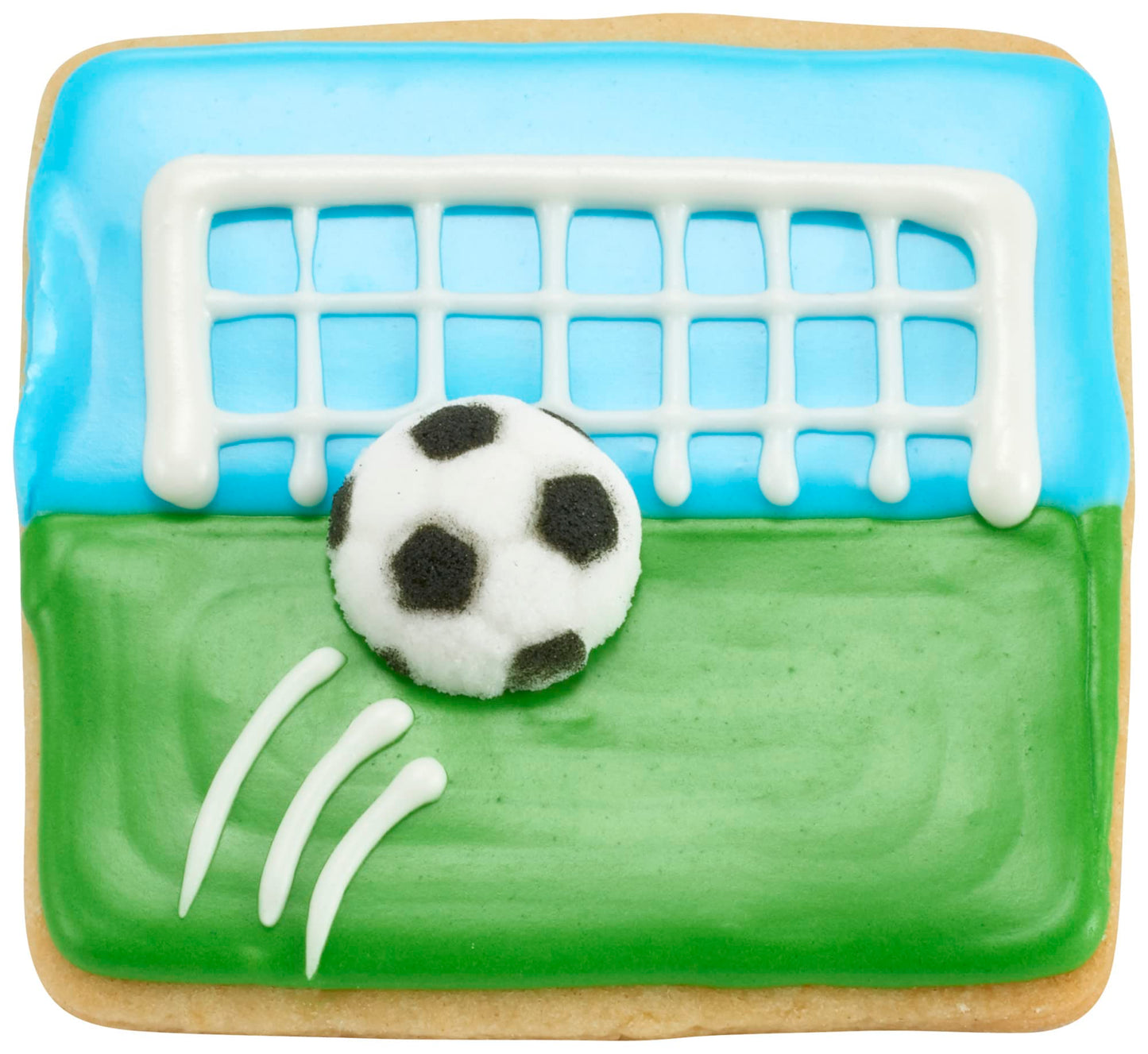 Lucks Dec-Ons Decorations Molded Sugar/Cup-Cake Topper  Soccer Ball  1 Inch  231 Count