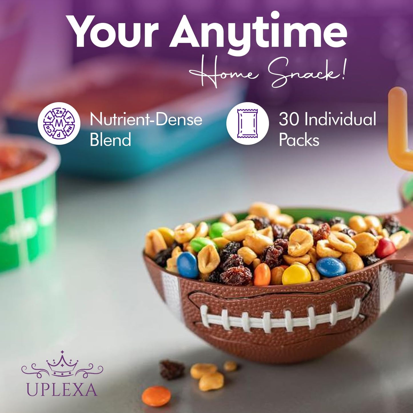 miubaao Sweet and Salty Trail Mix – Gluten-Free, 40-Pack Individual 2oz Packs, Rich in Protein with Mixed Nuts and Chocolate